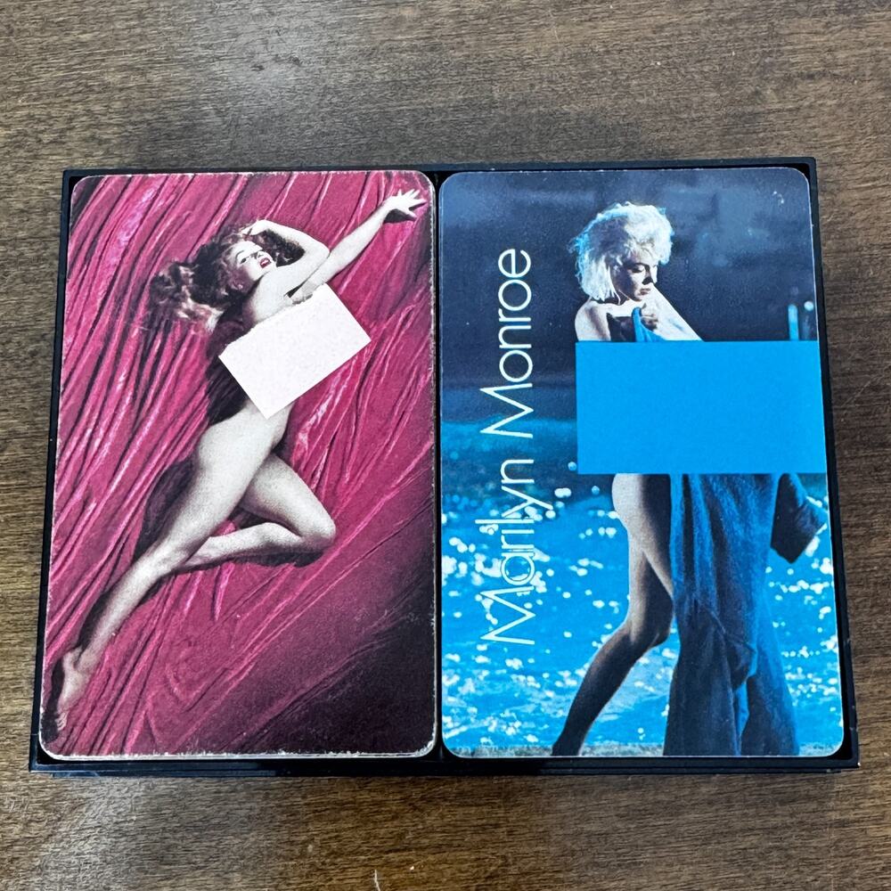 Vintage Playboy Playmate Playing Cards Marilyn Monroe Complete Sets